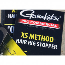 HAMECON MONTE SANS ARDILLON PRO COMMERCIAL "XS METHOD HAIR RIG STOPPER" - GAMAKATSU