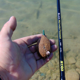 CANNE METHOD FEEDER "BLACK METHOD FEEDER 360XH" - 50-140gr - NEVIS