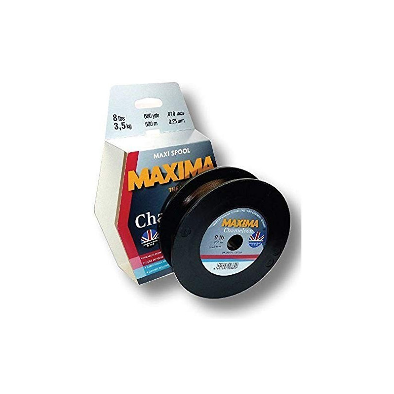 FIL NYLON POUR P CHE A L ANGLAISE FEEDER CAMELEON 600 M MAXIMA fil-nylon-pour-p-che-a-l-anglaise-feeder-cameleon-600-m-maxima