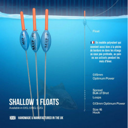 FLOTTEUR CARPE AU COUP "SHALLOW 1" - MAP FISHING