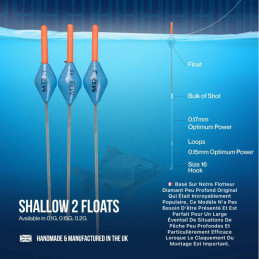 FLOTTEUR CARPE AU COUP "SHALLOW 2" - MAP FISHING