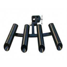 SUPPORT 4 CANNES "SOLOFIX 4-ROD HOLDER MINI" - 1 POINT DE FIXATION" - R&T FISHING