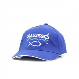 CASQUETTE AJUSTABLE A VISIERE "CAP BLUE - CAP WHITE" - CRALUSSO