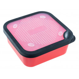 BOITE A ESCHES COUVERCLE PERFORE + TAMIS "RH-192A" - 16,5 x 16,5 x 6,5 CM" - JAXON